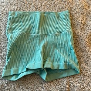 Blue aerie biker shorts